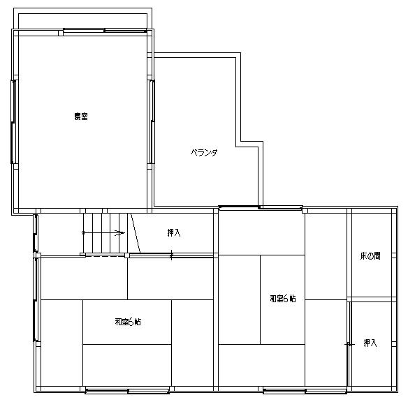 リブウェルリフォーム　全面改装　藤井寺市　2階Before